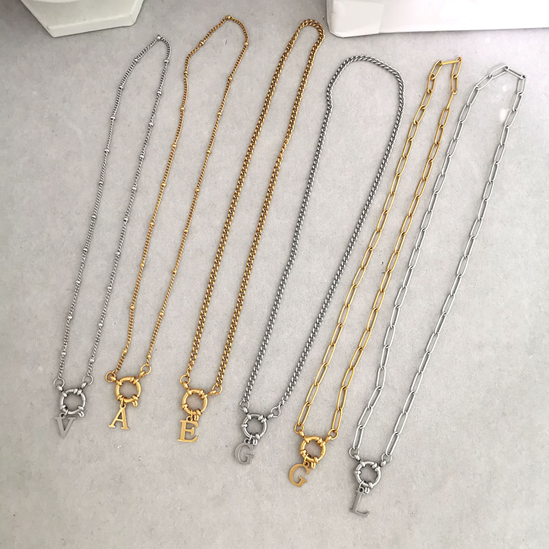 QMHJE Initial Charm Letters Ke - Birth Flower Necklace recensie en prijs