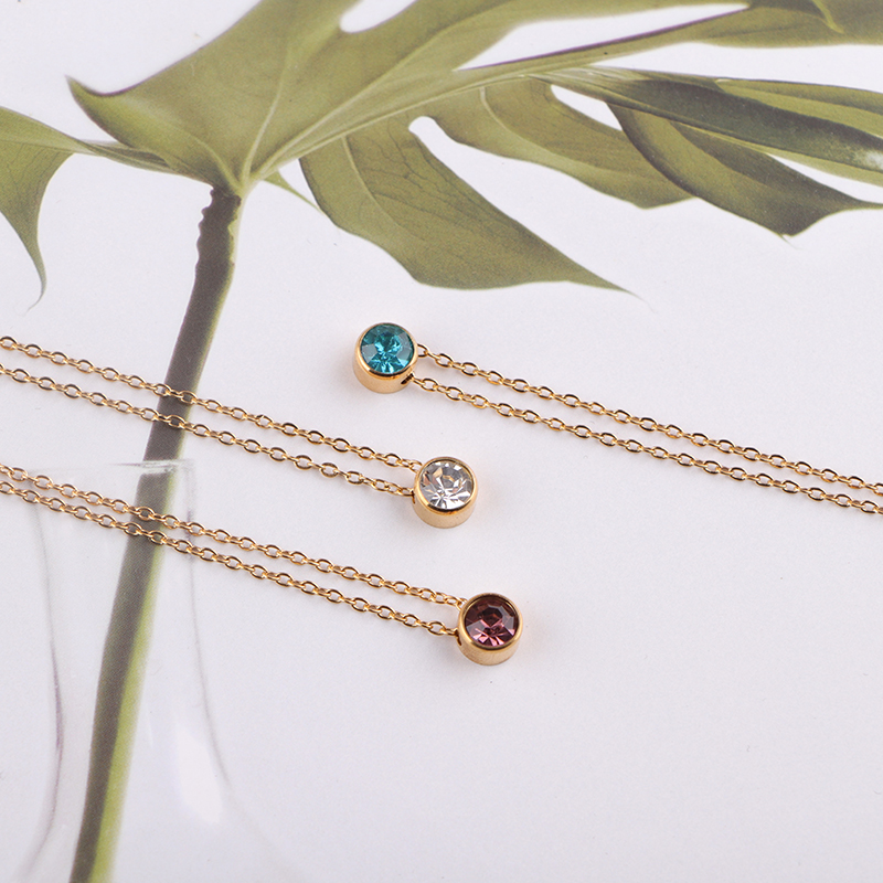 Roestvrij staal 12 geboorteste - Birth Flower Necklace recensie en prijs