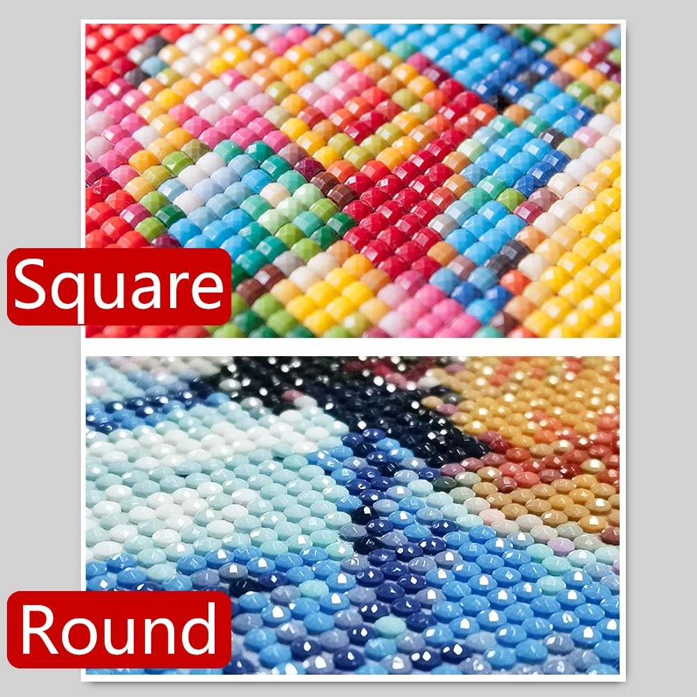 Frameloos, 5D DIY vierkant/ron - Photo Mosaic Print recensie en prijs
