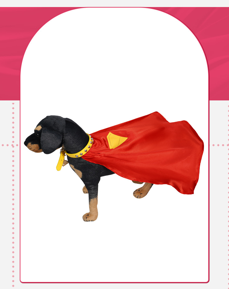 Rode Krypto Cosplay Cape Super - Pet Portrait Custom recensie en prijs
