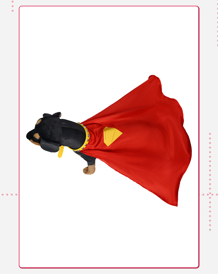 Rode Krypto Cosplay Cape Super - Pet Portrait Custom recensie en prijs